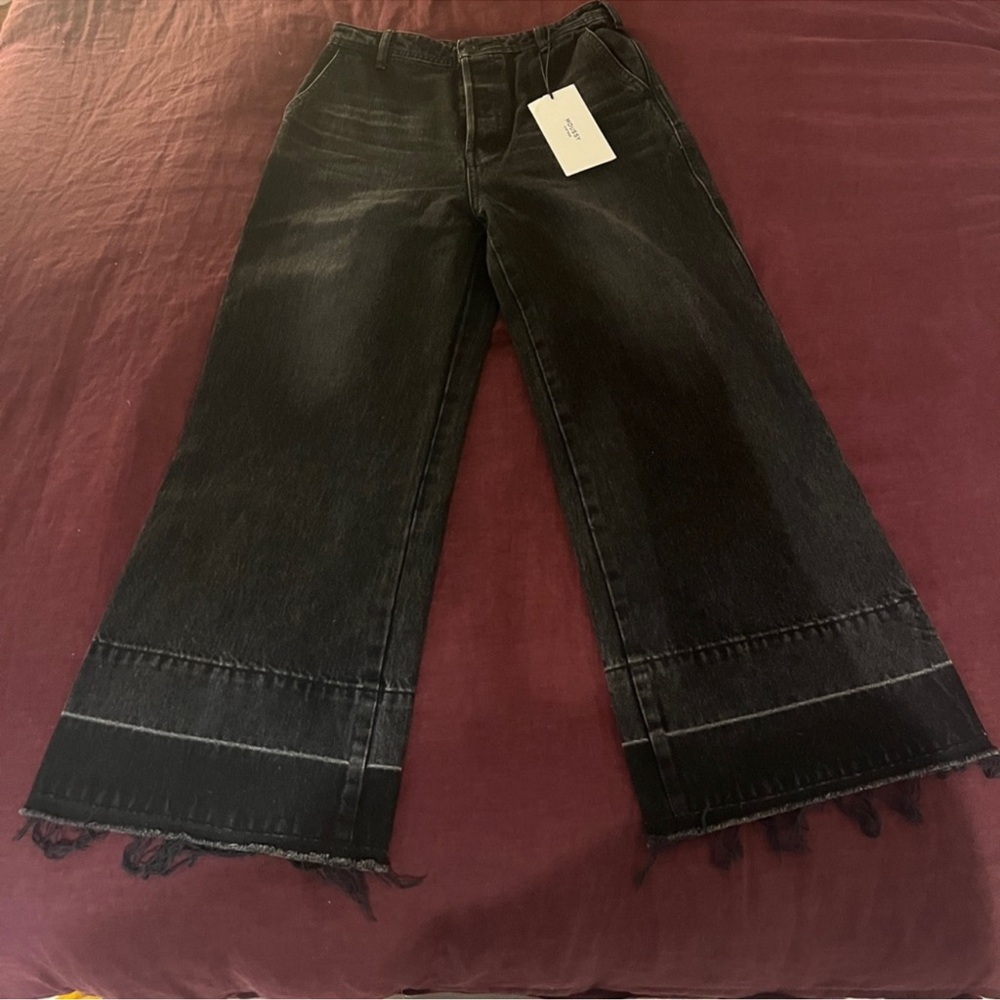 Moussy Elba Wide sz 26 in Black NWT